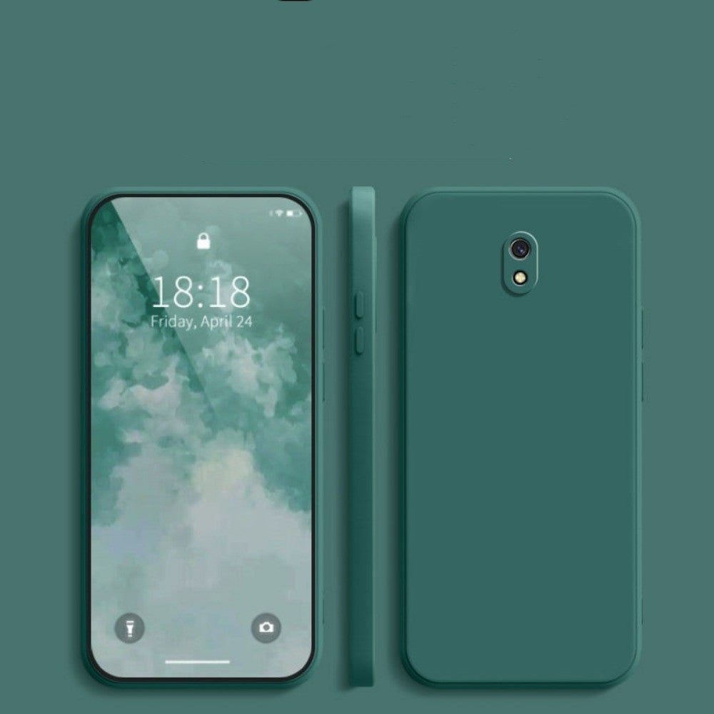 For Redmi 8A Cover Drop and wear resistant Silicone Full Case Classic Simple Solid Color Phone Case Cover