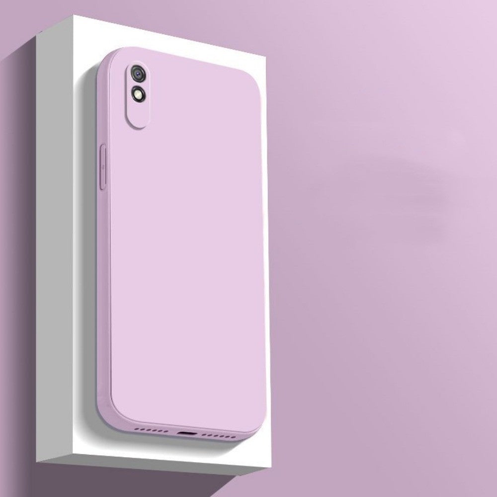 For Redmi 7A Cover Drop and wear resistant Silicone Full Case Classic Simple Solid Color Phone Case Cover