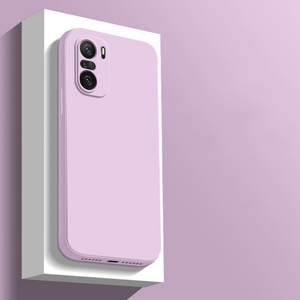 For Redmi K40 Cover Drop and wear resistant Silicone Full Case Classic Simple Solid Color Phone Case Cover