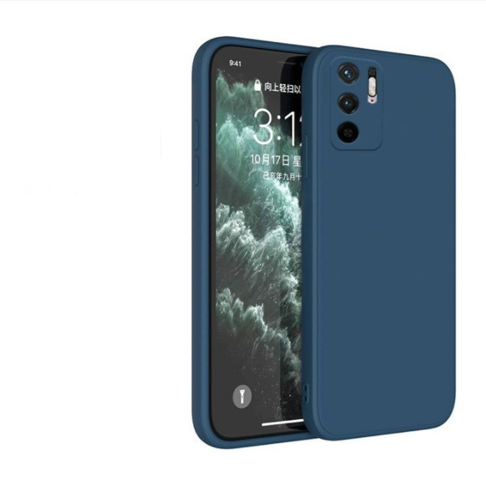 For Xiaomi Poco M3 Pro Cover Drop and wear resistant Silicone Full Case Classic Simple Solid Color Phone Case Cover