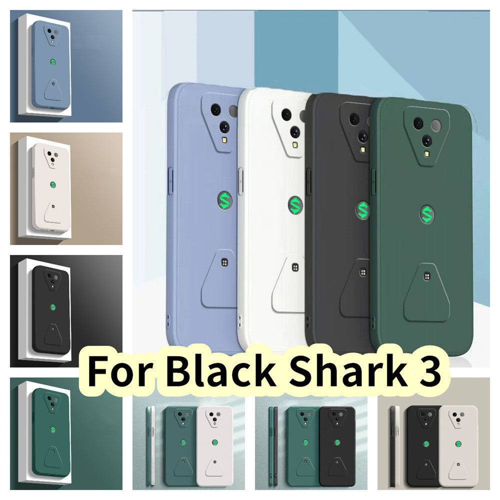 For Black Shark 3 Cover Drop and wear resistant Silicone Full Case Classic Simple Solid Color Phone Case Cover