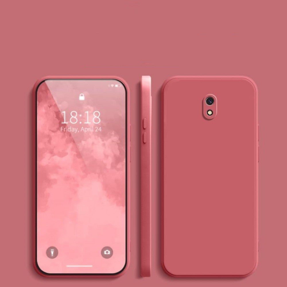 For Redmi 8A Cover Drop and wear resistant Silicone Full Case Classic Simple Solid Color Phone Case Cover