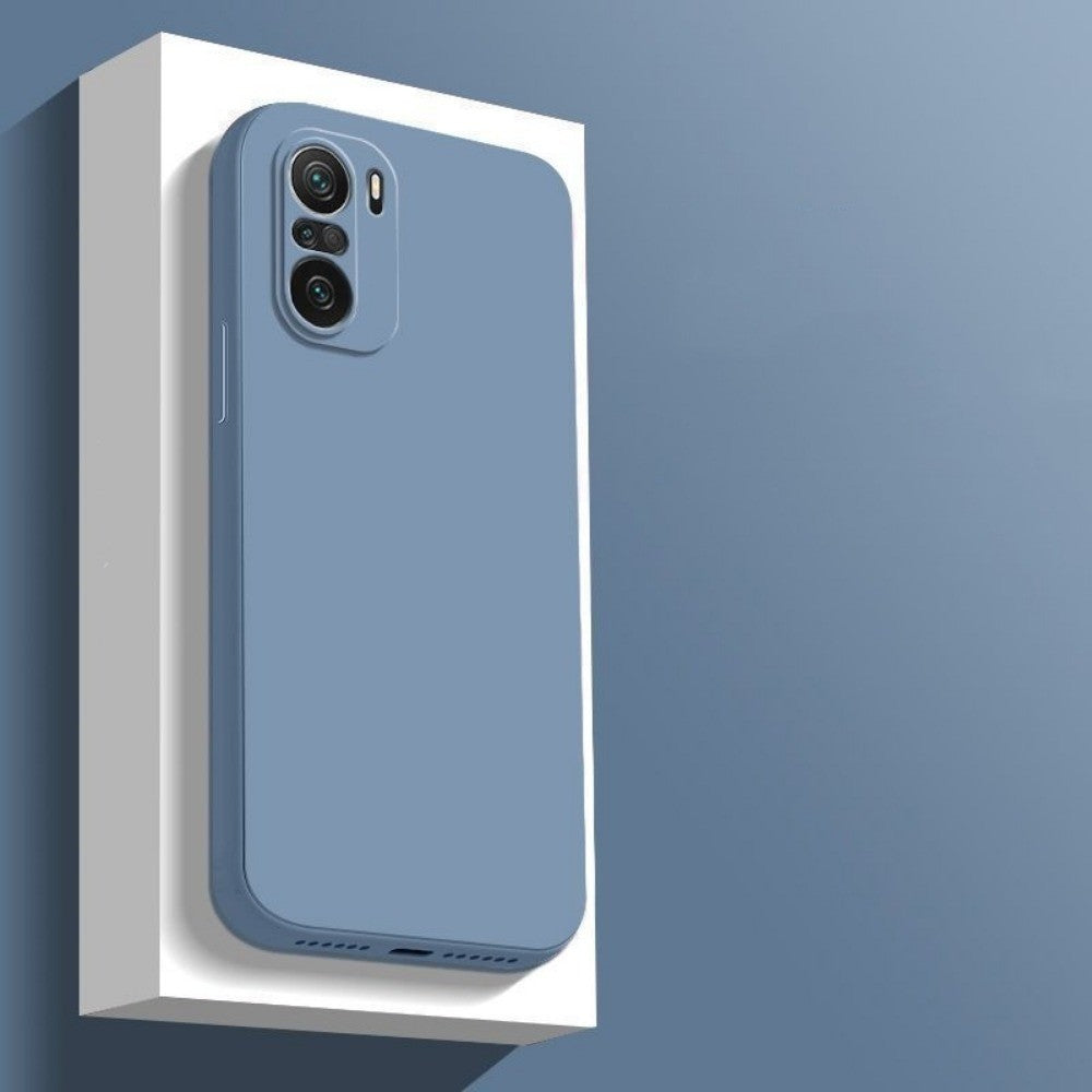 For Xiaomi Poco F3 Cover Drop and wear resistant Silicone Full Case Classic Simple Solid Color Phone Case Cover