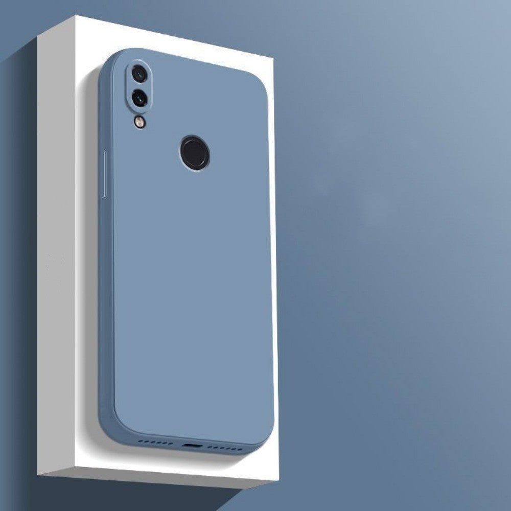 For Redmi Note 7 Cover Drop and wear resistant Silicone Full Case Classic Simple Solid Color Phone Case Cover