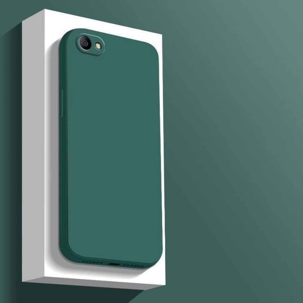 For OPPO A1K Cover Drop and wear resistant Silicone Full Case Classic Simple Solid Color Phone Case Cover