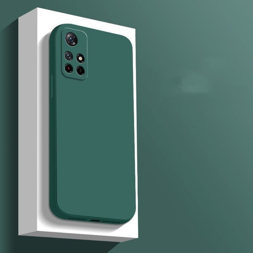 For Redmi 10 Prime Cover Drop and wear resistant Silicone Full Case Classic Simple Solid Color Phone Case Cover