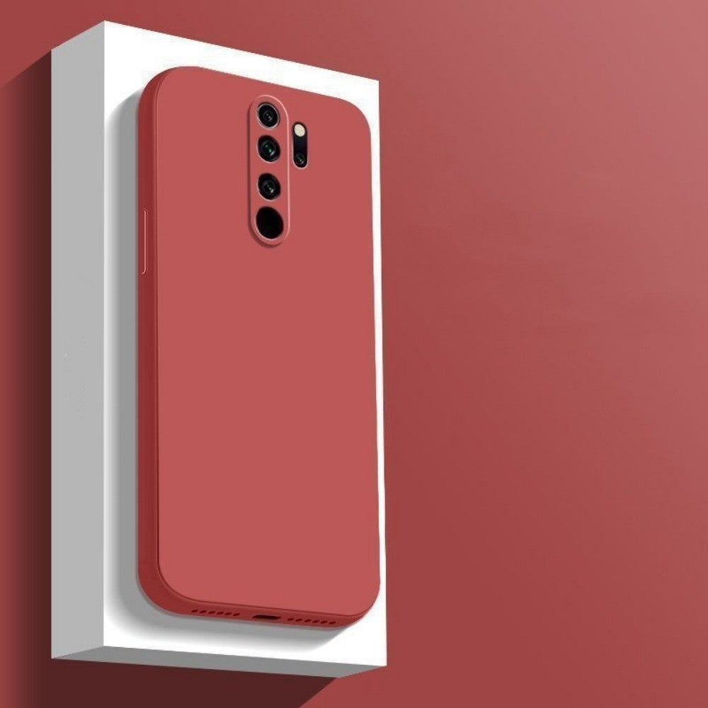 For Redmi Note 8 Pro Cover Drop and wear resistant Silicone Full Case Classic Simple Solid Color Phone Case Cover
