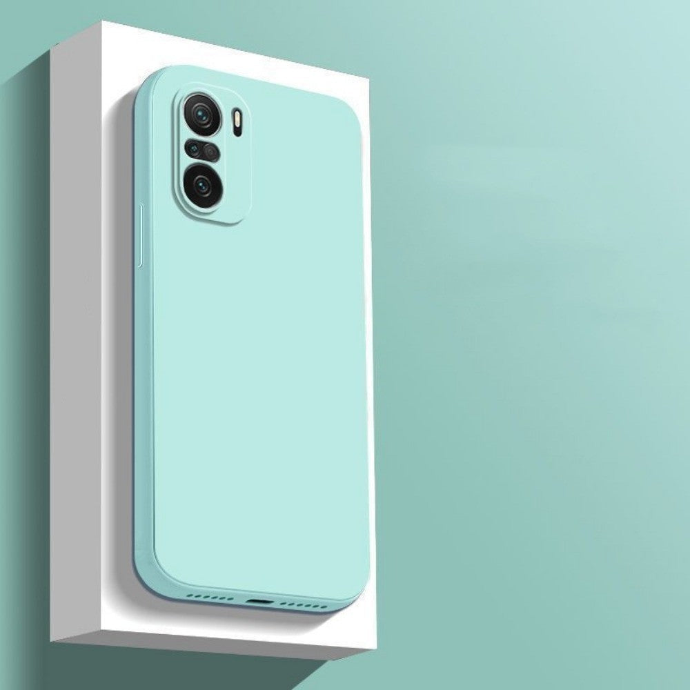 For Redmi K40 Cover Drop and wear resistant Silicone Full Case Classic Simple Solid Color Phone Case Cover