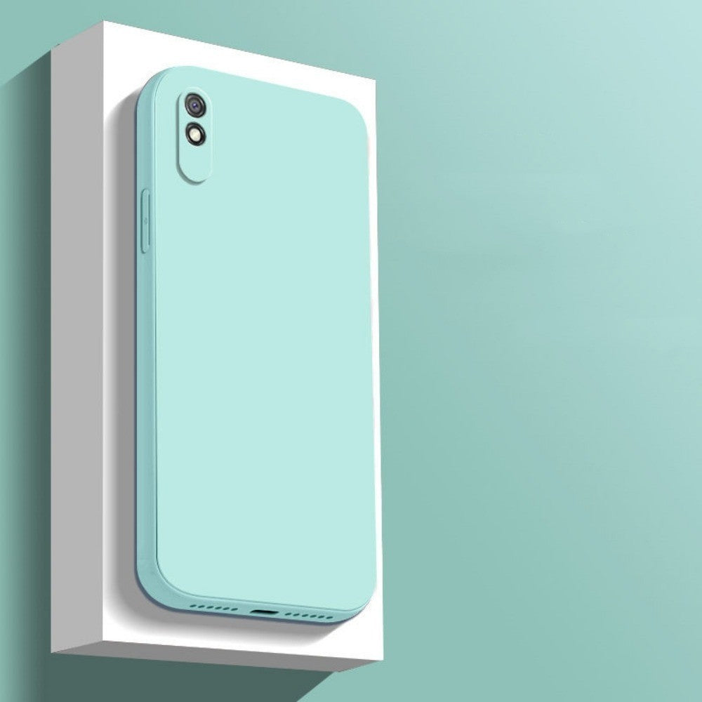 For Redmi 7A Cover Drop and wear resistant Silicone Full Case Classic Simple Solid Color Phone Case Cover
