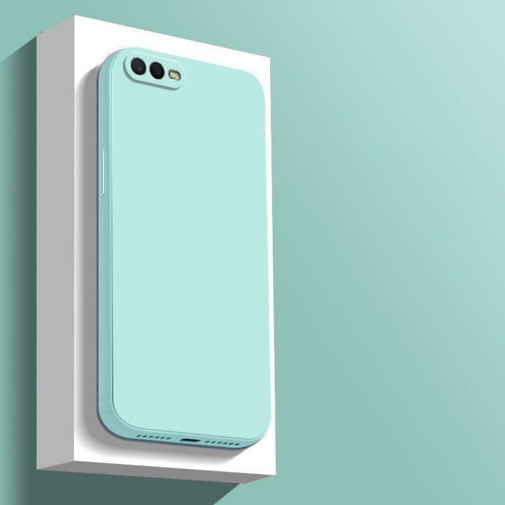 For OPPO R15X Cover Drop and wear resistant Silicone Full Case Classic Simple Solid Color Phone Case Cover