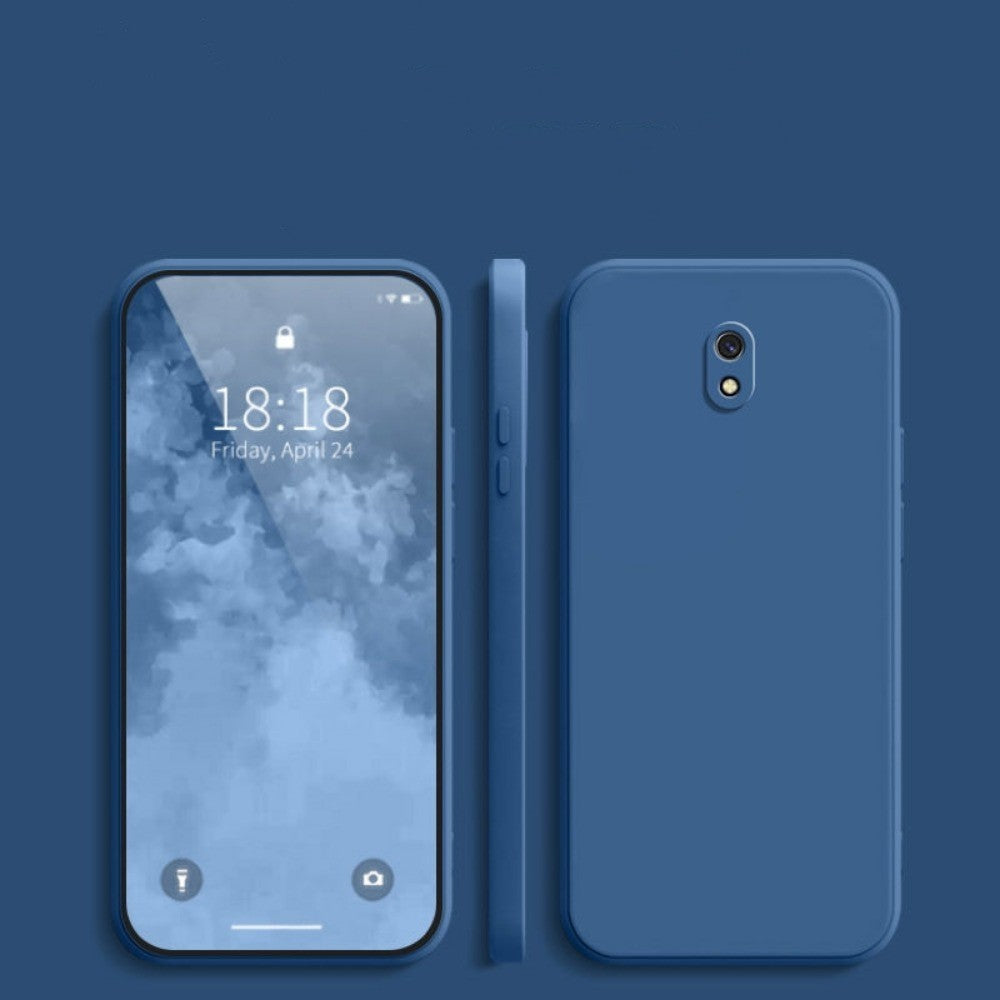For Redmi 8A Cover Drop and wear resistant Silicone Full Case Classic Simple Solid Color Phone Case Cover