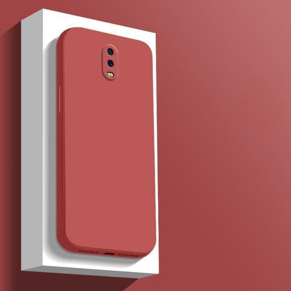 For OPPO R17 Cover Drop and wear resistant Silicone Full Case Classic Simple Solid Color Phone Case Cover