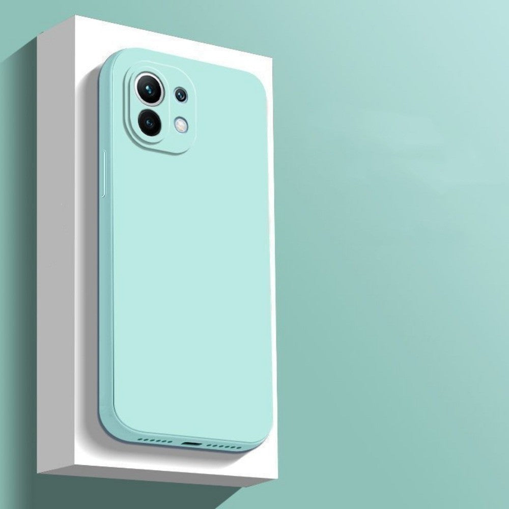 For Xiaomi 11 Youth Edition Cover Drop and wear resistant Silicone Full Case Classic Simple Solid Color Phone Case Cover