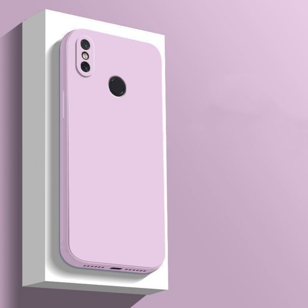 For Xiaomi 8i Cover Drop and wear resistant Silicone Full Case Classic Simple Solid Color Phone Case Cover