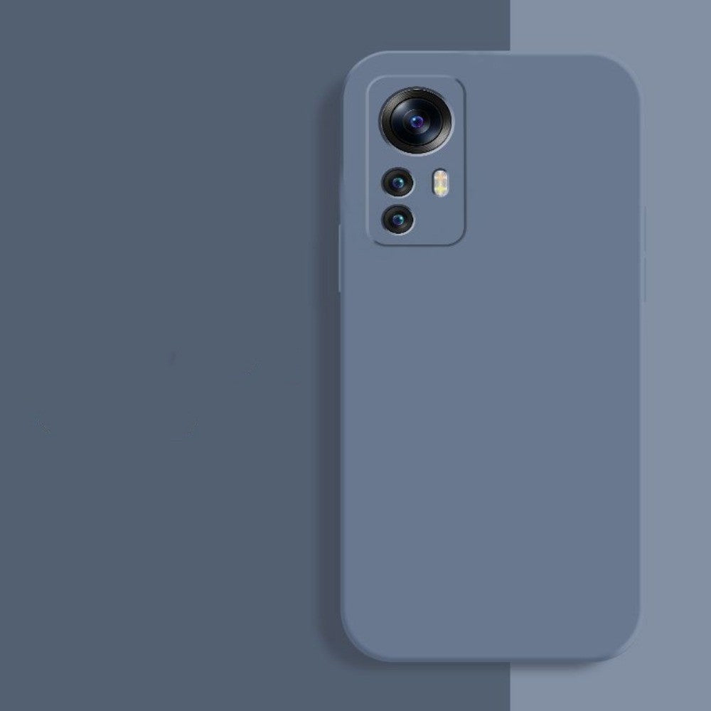 For Xiaomi 12T Cover Drop and wear resistant Silicone Full Case Classic Simple Solid Color Phone Case Cover