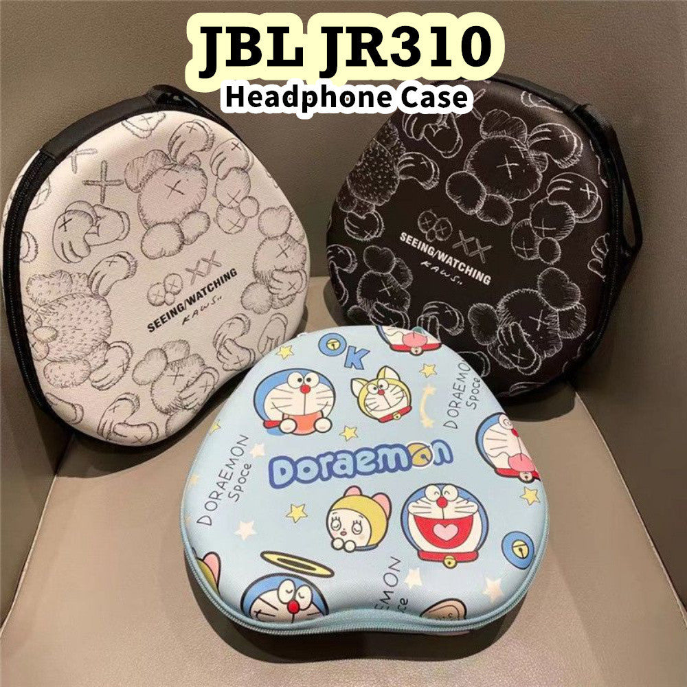 For JBL JR310 Headphone Case Cartoon Creative Patterns Headset Earpads Storage Bag Casing Box