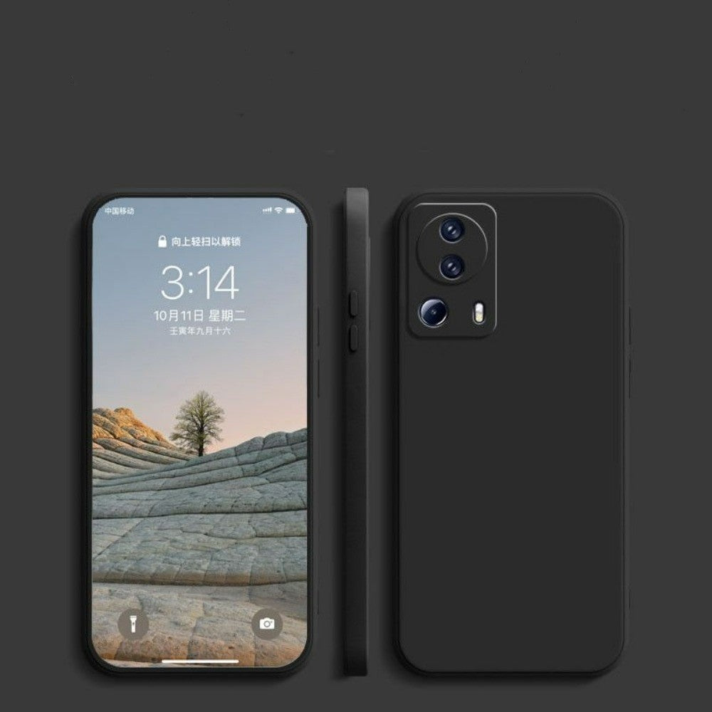 For Xiaomi 13 Lite Cover Drop and wear resistant Silicone Full Case Classic Simple Solid Color Phone Case Cover