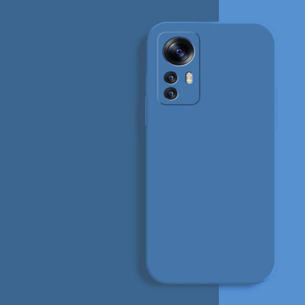 For Xiaomi 12T Pro Cover Drop and wear resistant Silicone Full Case Classic Simple Solid Color Phone Case Cover