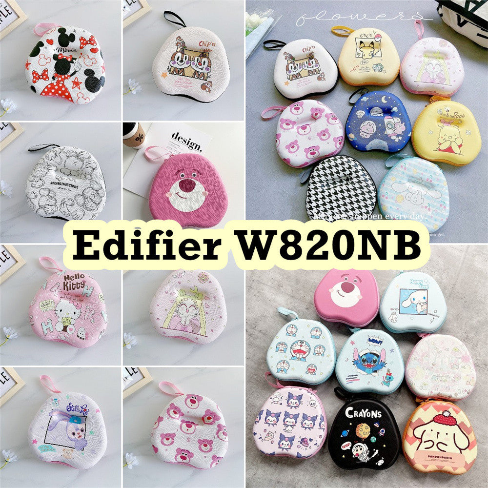 For Edifier W820NB Headphone Case Cartoon Creative Patterns Headset Earpads Storage Bag Casing Box