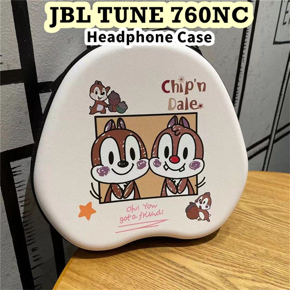 For JBL TUNE 760NC Headphone Case Cartoon Creative Patterns Headset Earpads Storage Bag Casing Box