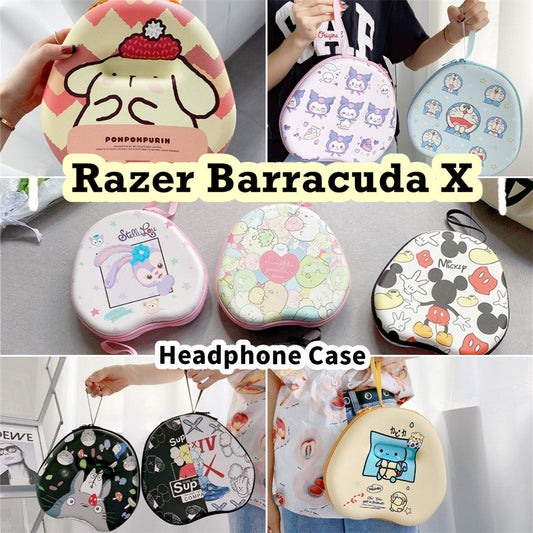 For Razer Barracuda X Headphone Case Cartoon Creative Patterns Headset Earpads Storage Bag Casing Box