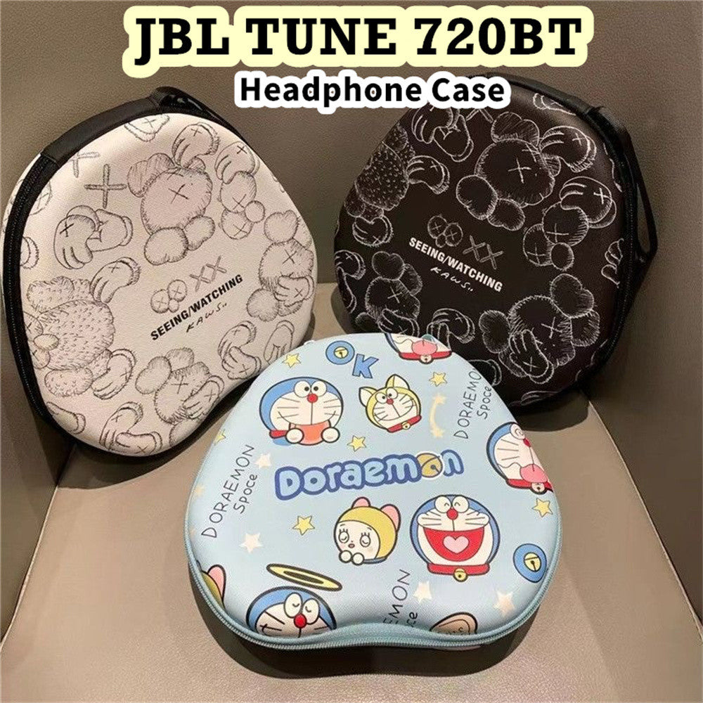 For JBL TUNE 720BT Headphone Case Cartoon Creative Patterns Headset Earpads Storage Bag Casing Box