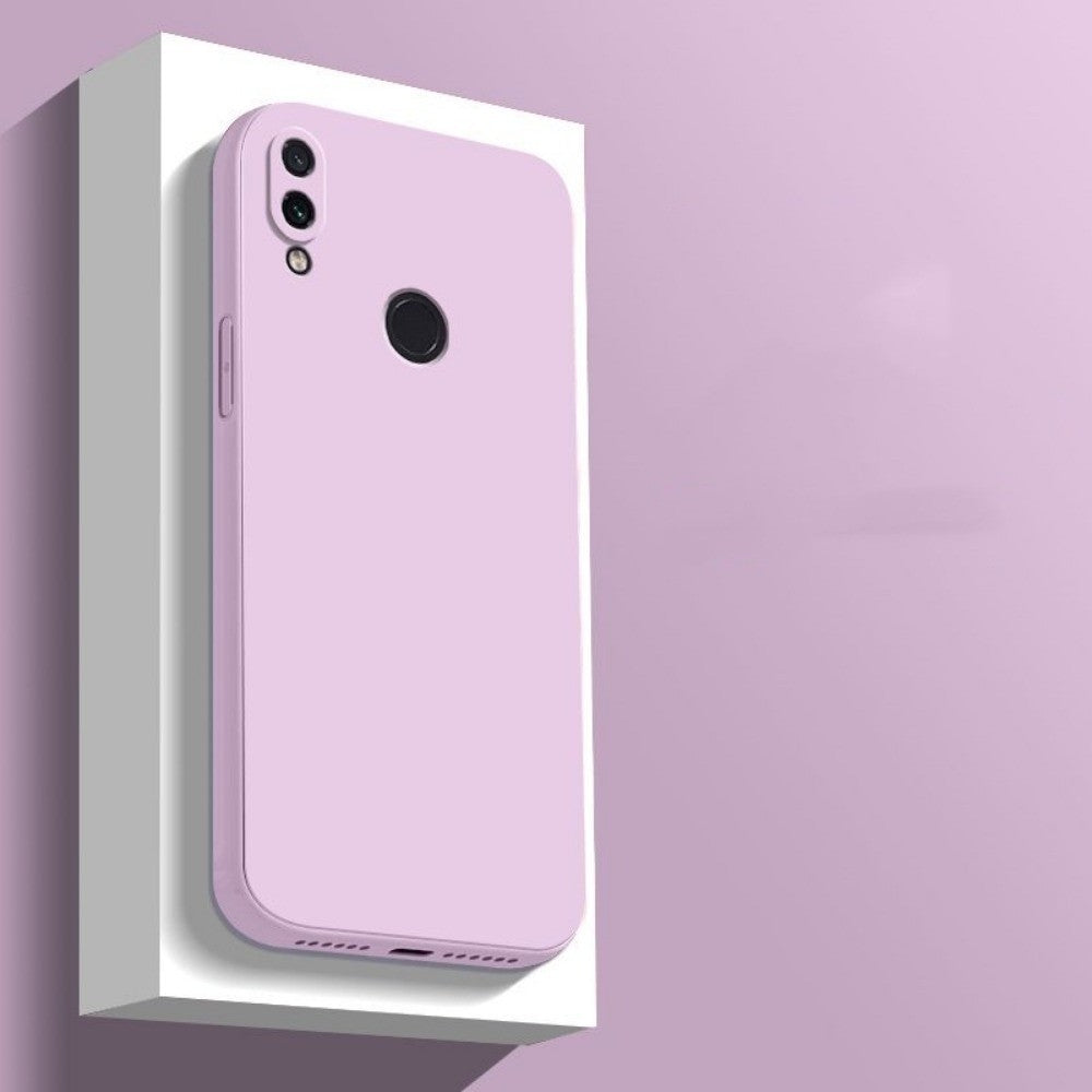For Redmi 7 Cover Drop and wear resistant Silicone Full Case Classic Simple Solid Color Phone Case Cover