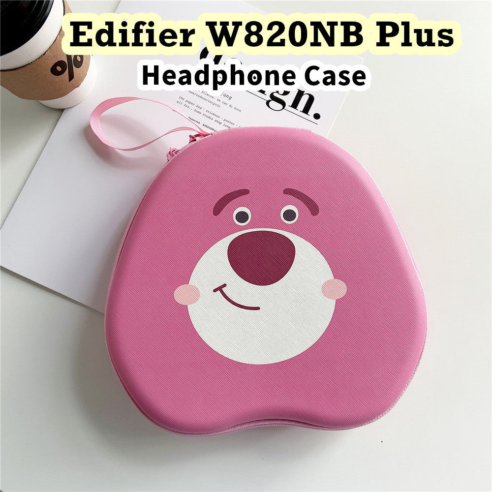 For Edifier W820NB Plus Headphone Case Cartoon Creative Patterns Headset Earpads Storage Bag Casing Box