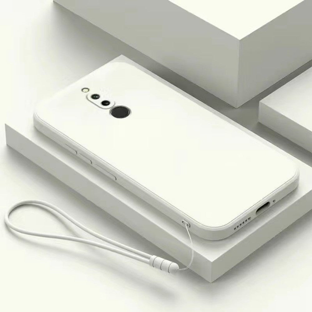 For Redmi 8 Cover Drop and wear resistant Silicone Full Case Classic Simple Solid Color Phone Case Cover