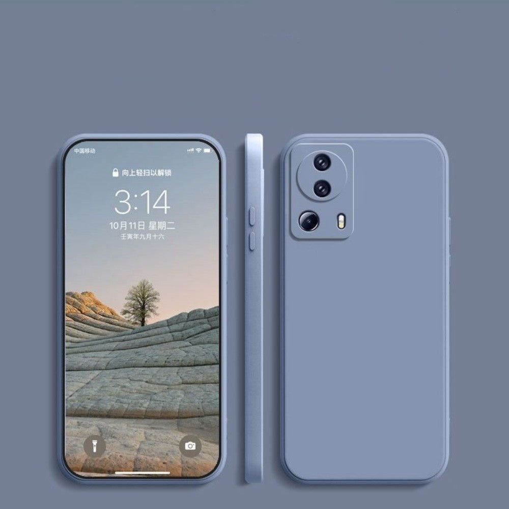 For Xiaomi 13 Lite Cover Drop and wear resistant Silicone Full Case Classic Simple Solid Color Phone Case Cover