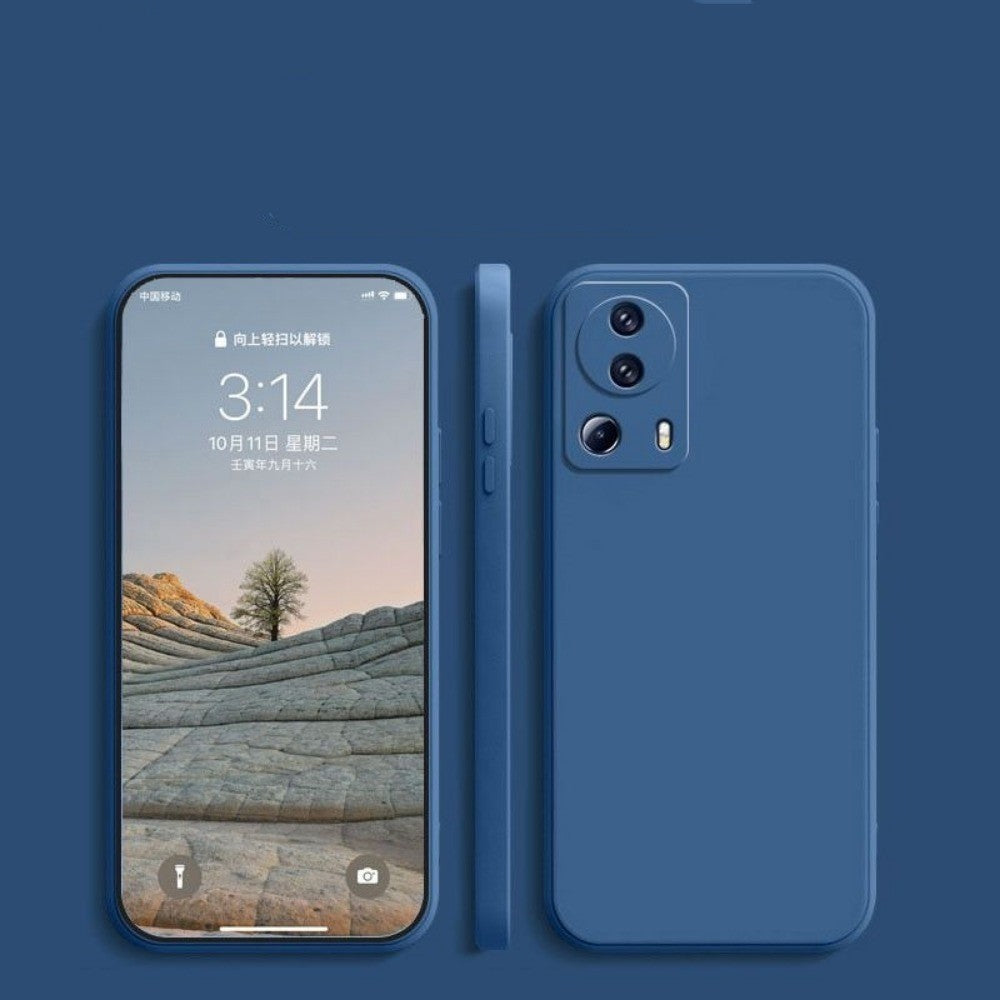 For Xiaomi 13 Lite Cover Drop and wear resistant Silicone Full Case Classic Simple Solid Color Phone Case Cover