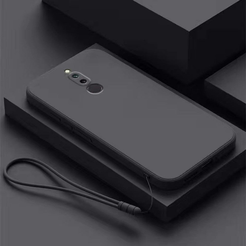 For Redmi 8 Cover Drop and wear resistant Silicone Full Case Classic Simple Solid Color Phone Case Cover