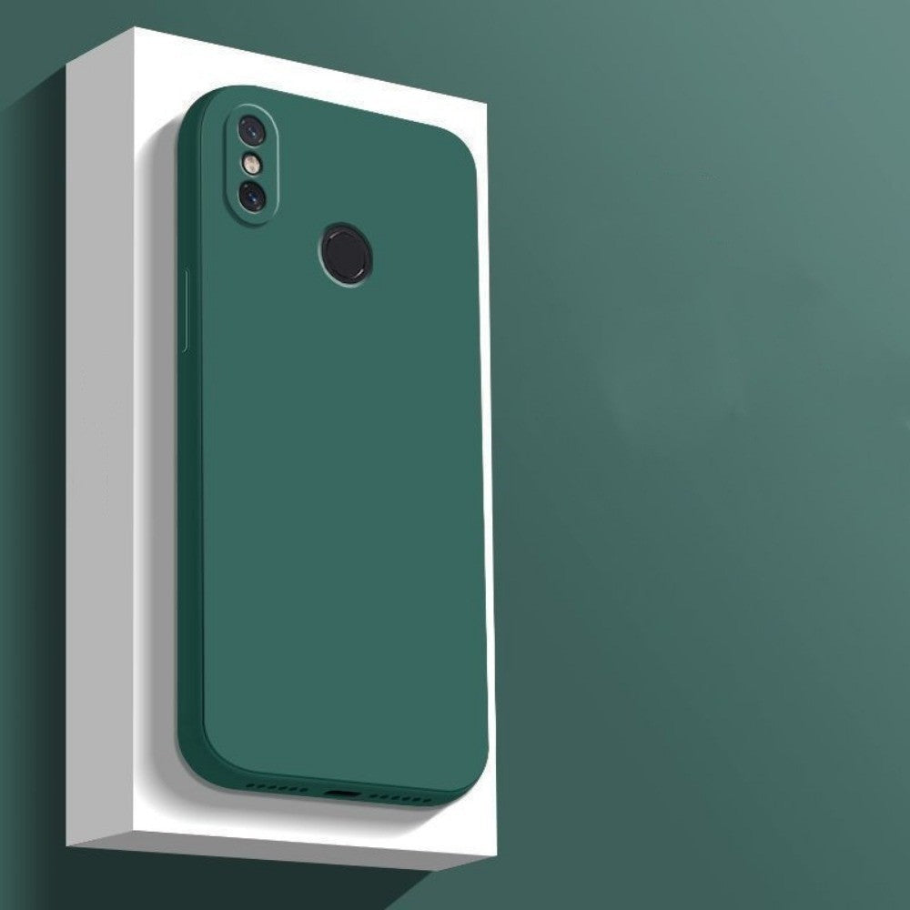 For Xiaomi 8i Cover Drop and wear resistant Silicone Full Case Classic Simple Solid Color Phone Case Cover