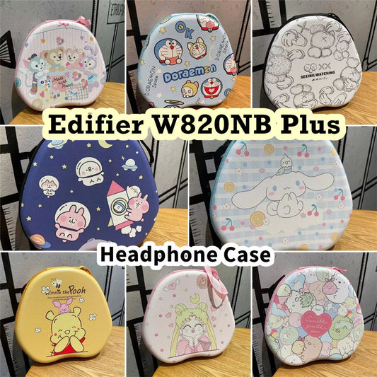 For Edifier W820NB Plus Headphone Case Cartoon Creative Patterns Headset Earpads Storage Bag Casing Box