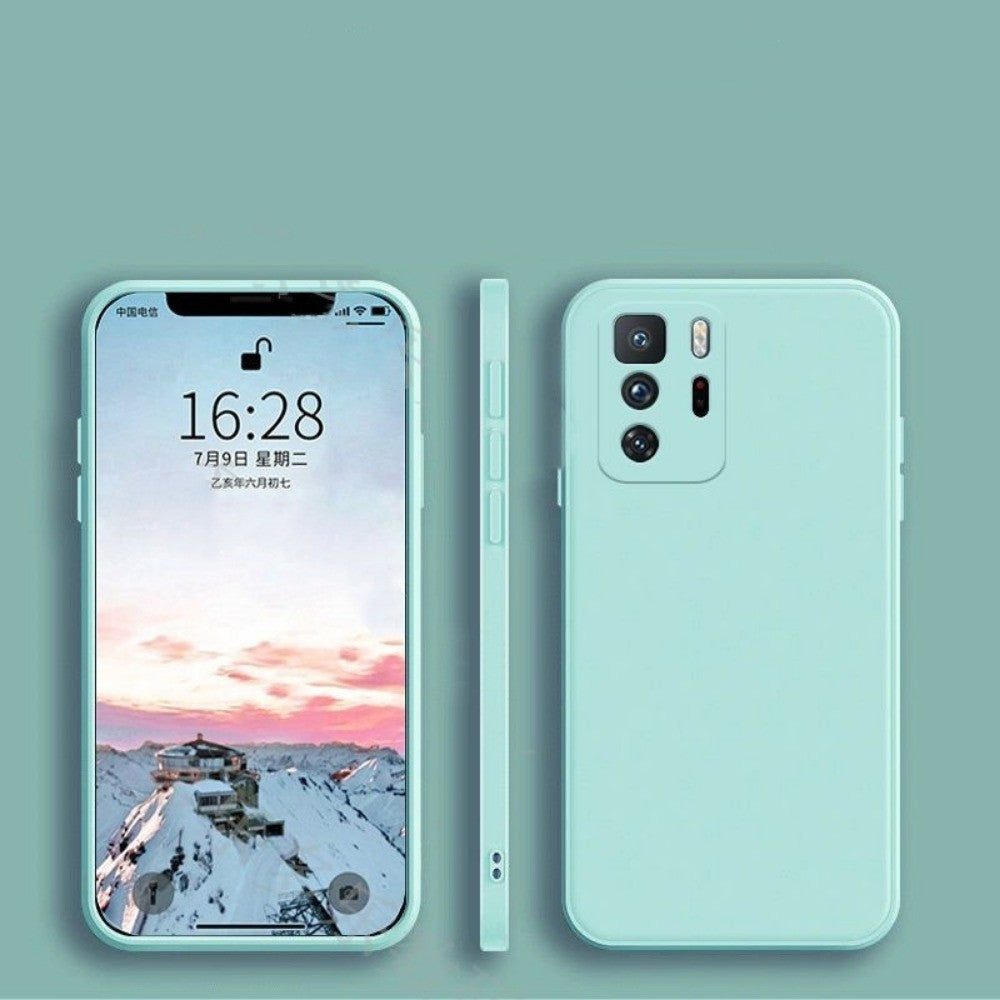 For Xiaomi Poco M3 Pro Cover Drop and wear resistant Silicone Full Case Classic Simple Solid Color Phone Case Cover