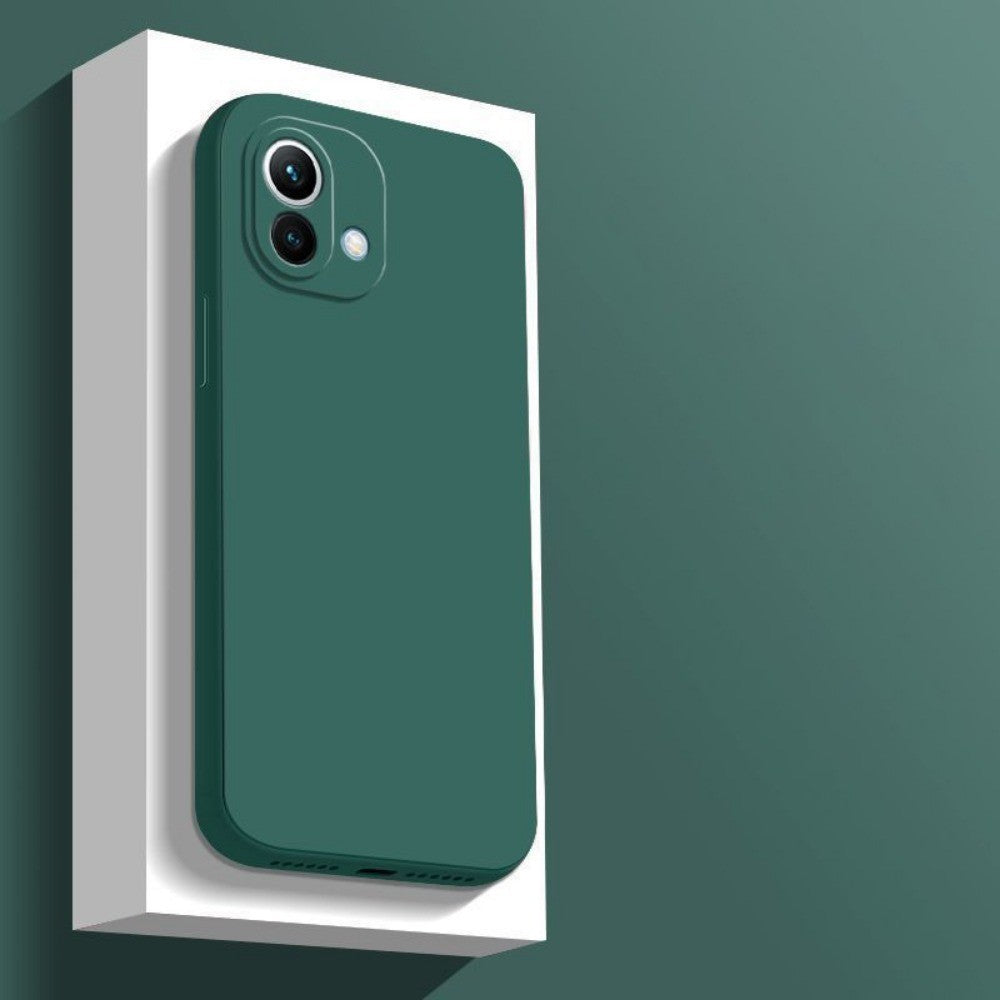 For OPPO A16K Cover Drop and wear resistant Silicone Full Case Classic Simple Solid Color Phone Case Cover