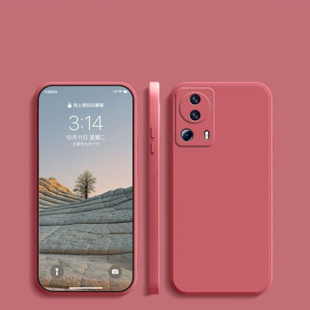 For Xiaomi 13 Lite Cover Drop and wear resistant Silicone Full Case Classic Simple Solid Color Phone Case Cover