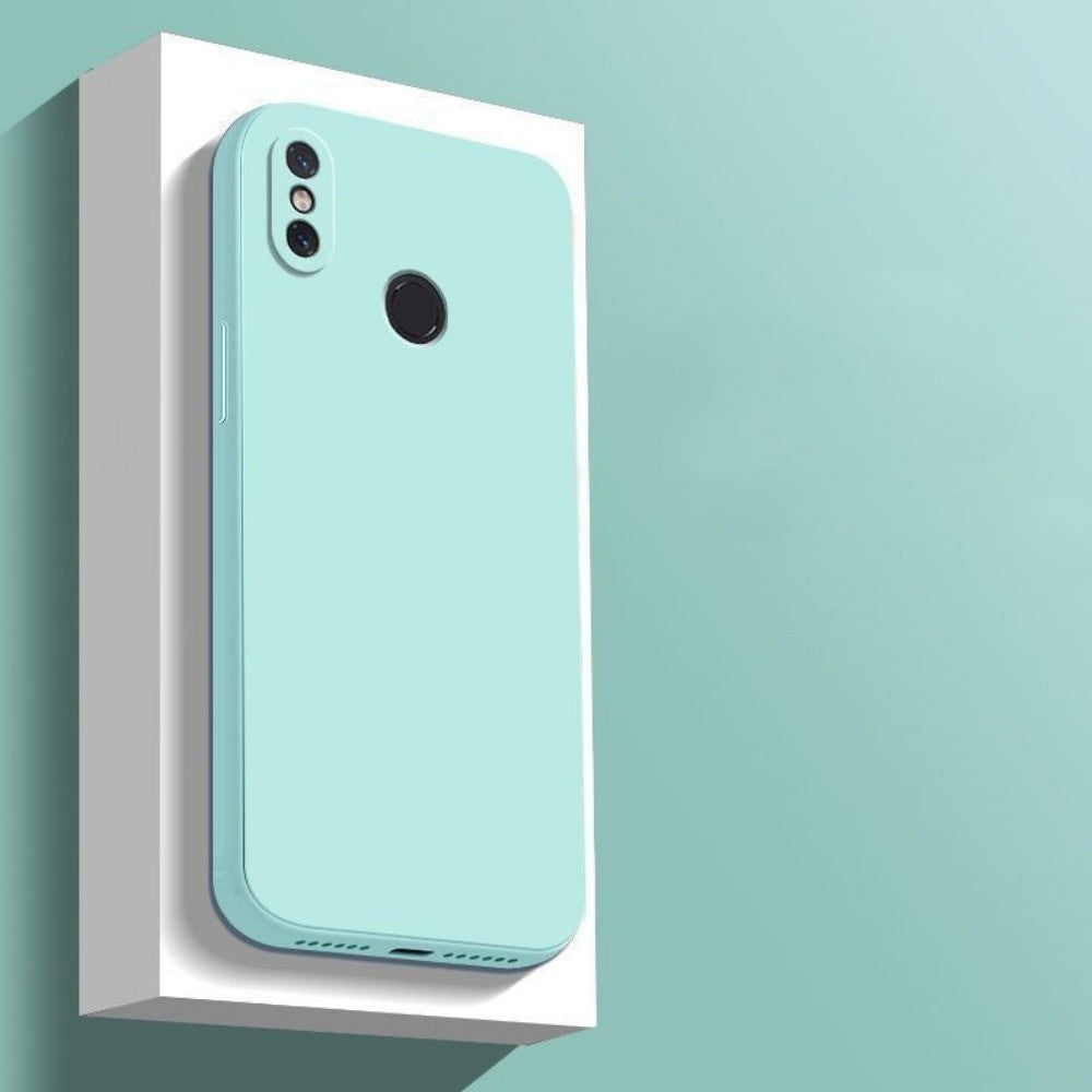 For Xiaomi 8SE Cover Drop and wear resistant Silicone Full Case Classic Simple Solid Color Phone Case Cover