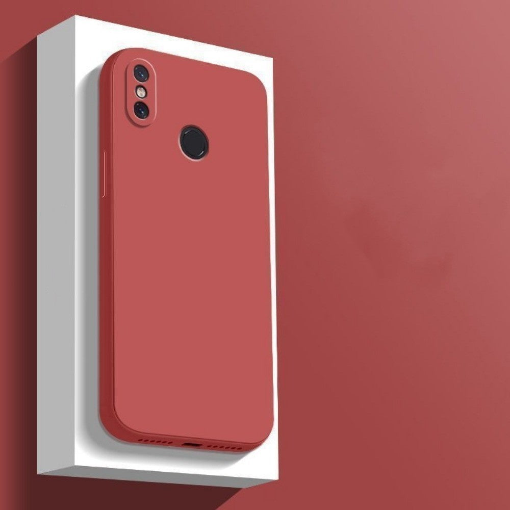 For Xiaomi 8SE Cover Drop and wear resistant Silicone Full Case Classic Simple Solid Color Phone Case Cover
