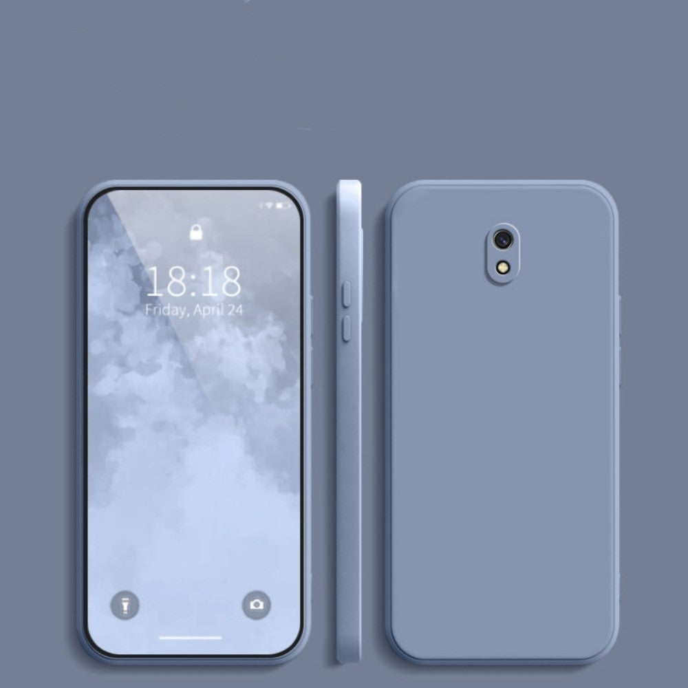 For Redmi 8A Cover Drop and wear resistant Silicone Full Case Classic Simple Solid Color Phone Case Cover