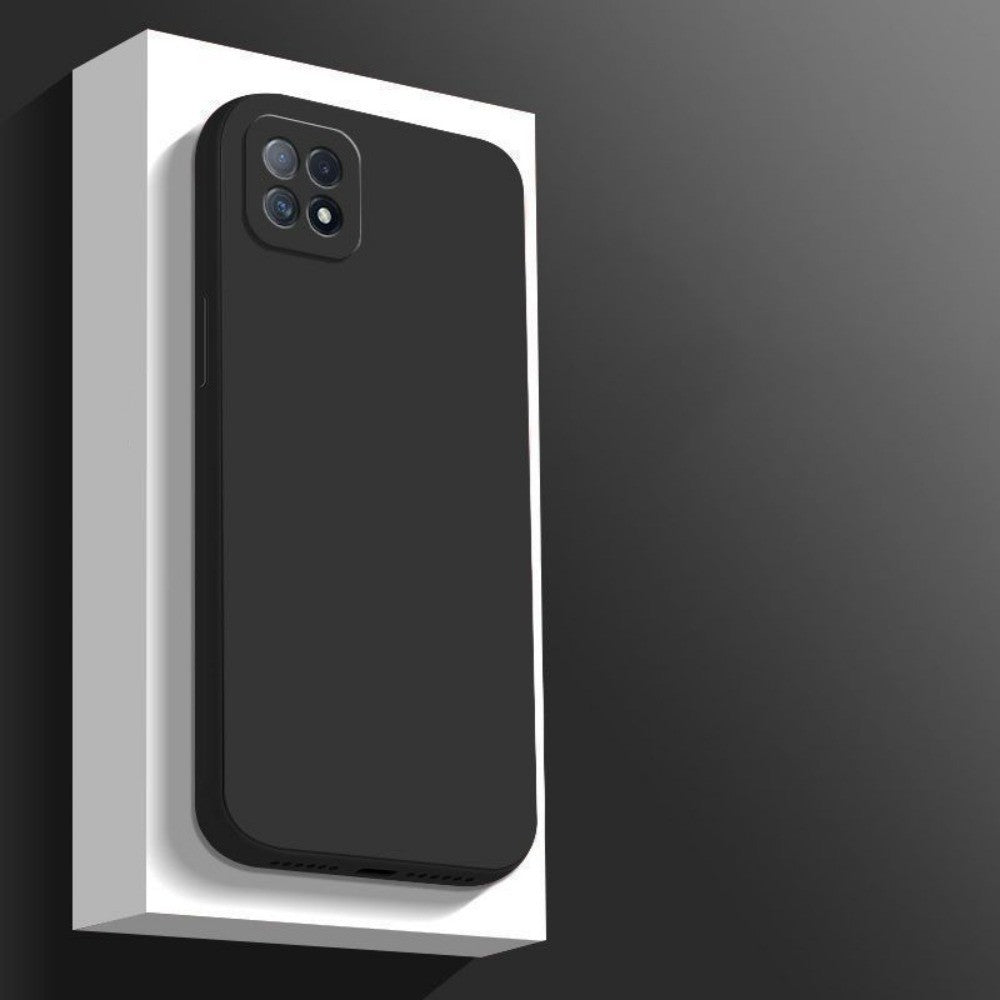 For OPPO A53 5G Cover Drop and wear resistant Silicone Full Case Classic Simple Solid Color Phone Case Cover