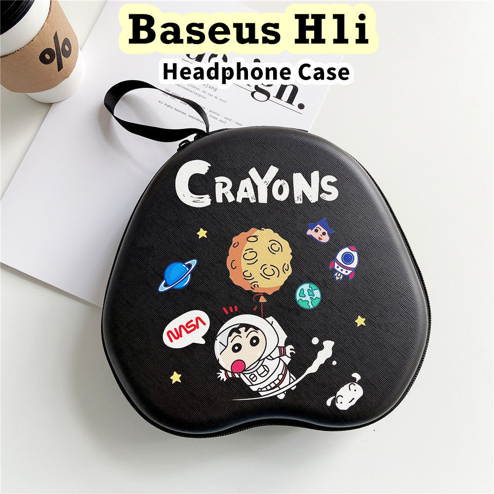 For Baseus H1i Headphone Case Cartoon Creative Patterns Headset Earpads Storage Bag Casing Box