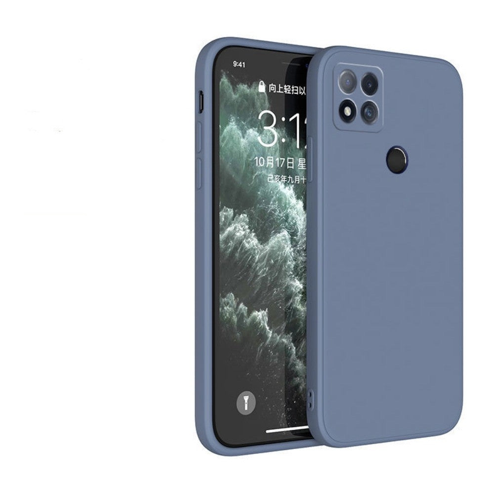 For Redmi 9C Cover Drop and wear resistant Silicone Full Case Classic Simple Solid Color Phone Case Cover