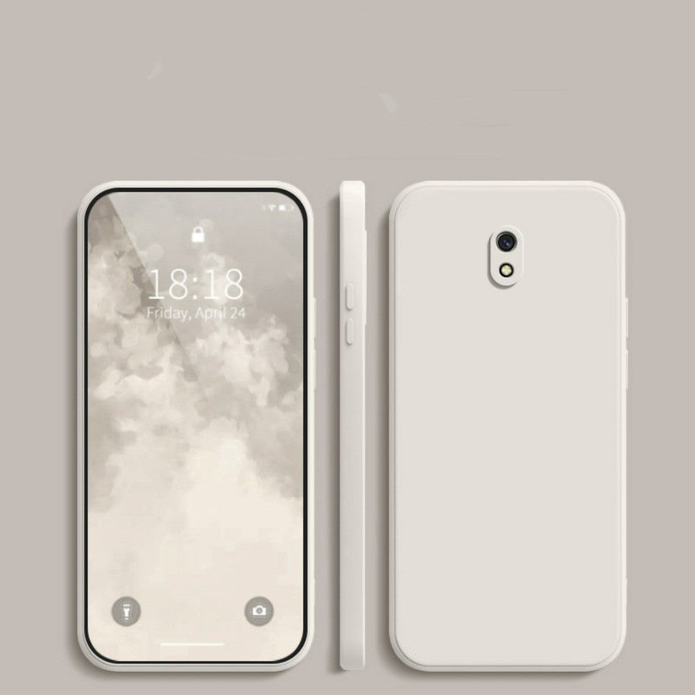 For Redmi 8A Cover Drop and wear resistant Silicone Full Case Classic Simple Solid Color Phone Case Cover