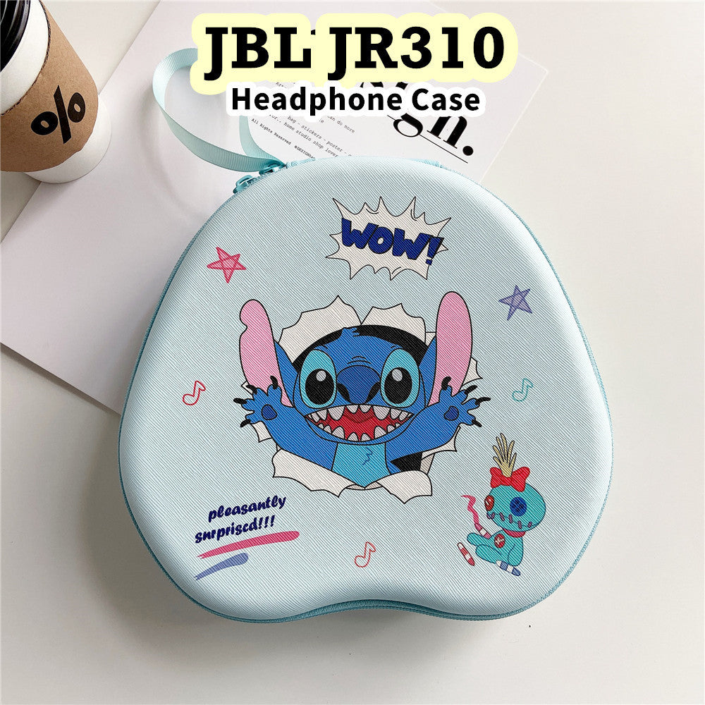 For JBL JR310 Headphone Case Cartoon Creative Patterns Headset Earpads Storage Bag Casing Box
