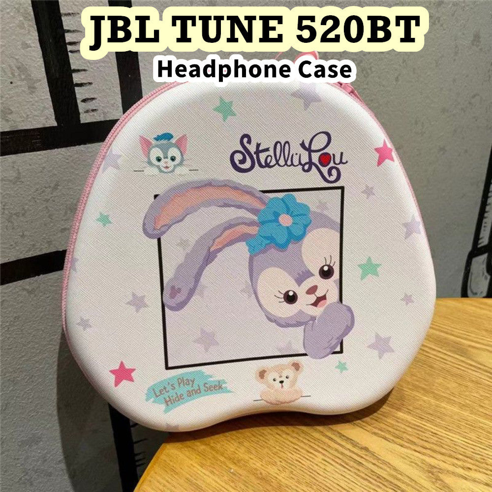 For JBL TUNE 520BT Headphone Case Cartoon Creative Patterns Headset Earpads Storage Bag Casing Box