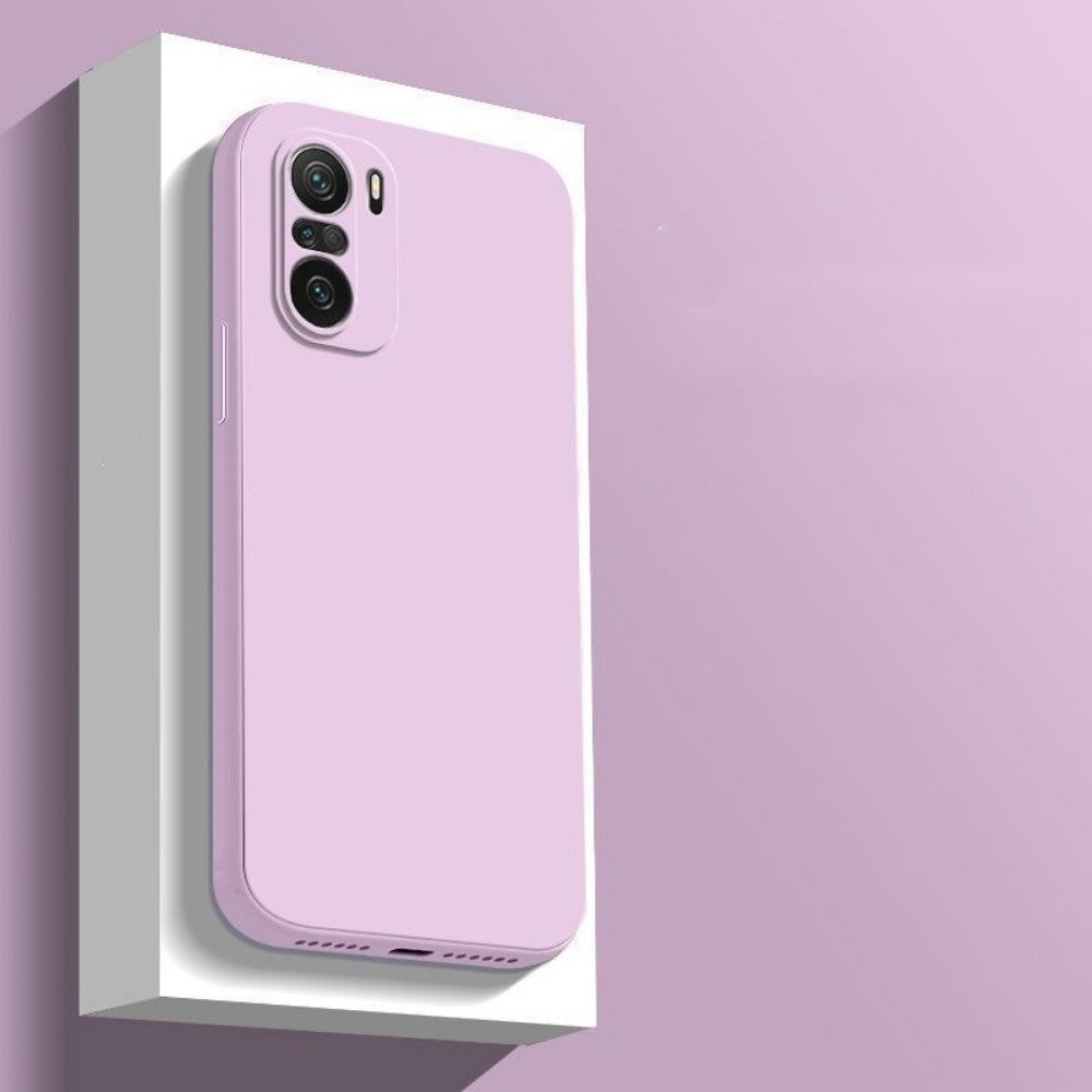 For Xiaomi Poco F3 Cover Drop and wear resistant Silicone Full Case Classic Simple Solid Color Phone Case Cover
