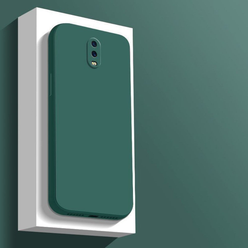 For OPPO R17 Cover Drop and wear resistant Silicone Full Case Classic Simple Solid Color Phone Case Cover