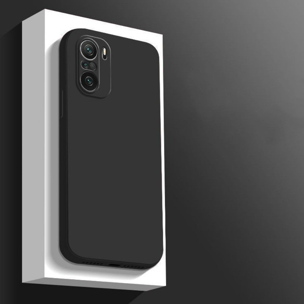 For Xiaomi Poco F3 Cover Drop and wear resistant Silicone Full Case Classic Simple Solid Color Phone Case Cover