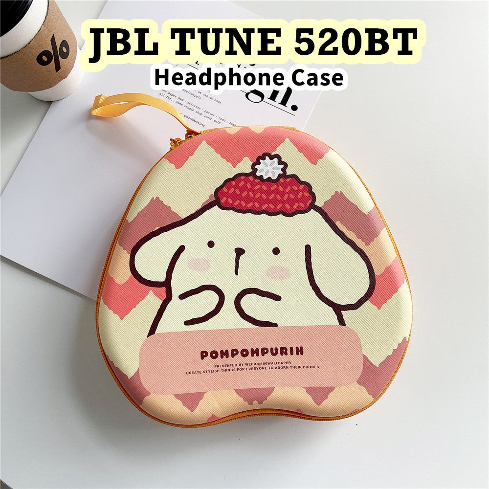 For JBL TUNE 520BT Headphone Case Cartoon Creative Patterns Headset Earpads Storage Bag Casing Box